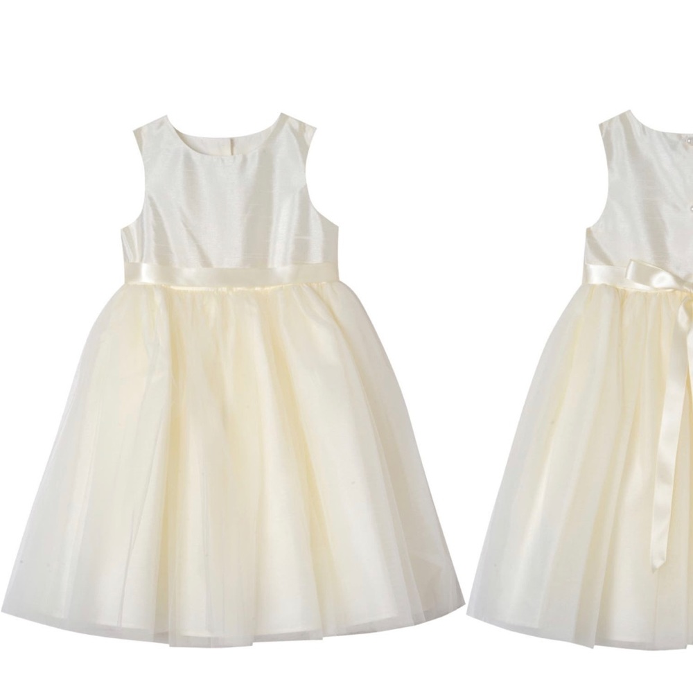 NWOT Pippa & Julie white flower girl communion or Easter dress